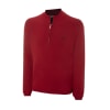 Ashworth Half Zip Sweater Mens Red 