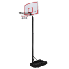 Woodworm Outdoor Adjustable Basketball Stand & Hoop Set