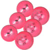 6 x Woodworm League 5 1/2oz Cricket Balls - Pink