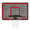 ZAAP Outdoor Wall Mounted Basketball Hoop, Backboard and Net Set