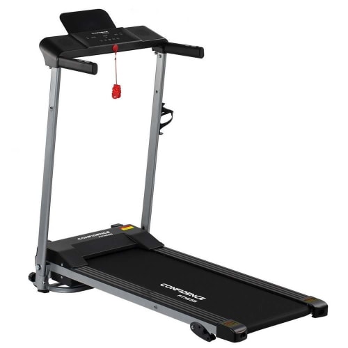 Confidence Fitness Ultra 200 Treadmill Electric Motorised Running Machine Silver/Black