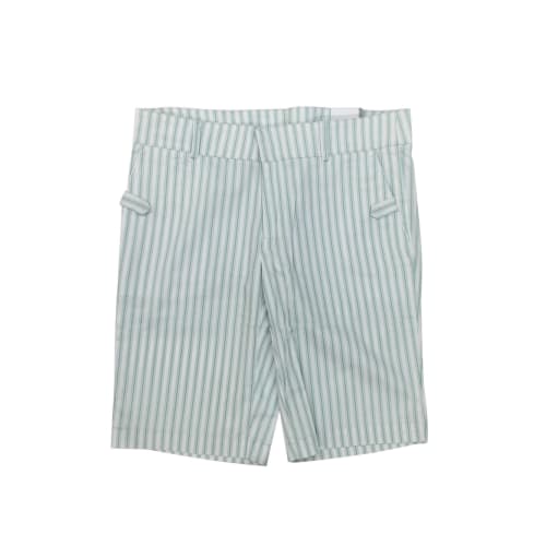Ashworth Ladies White Shorts with Green Stripes Size 6