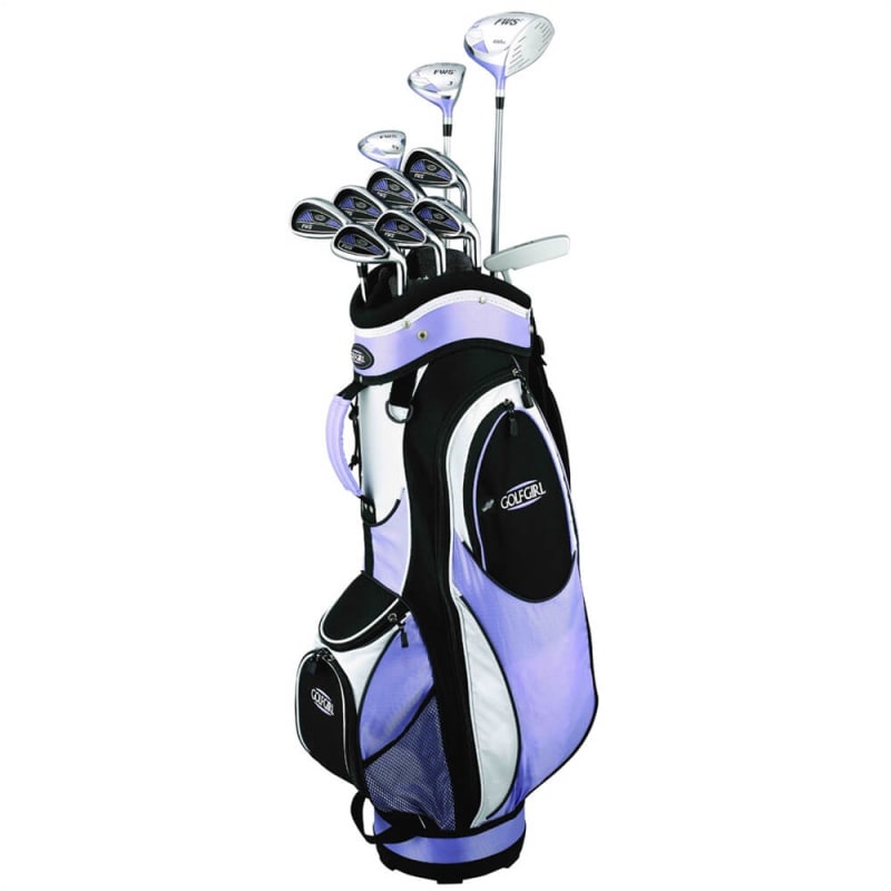 GolfGirl FWS2 Golf Clubs Package Set + Bag - Lilac