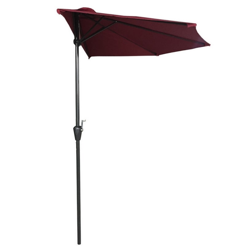 Open Box Palm Springs 9ft Aluminium Patio Half Umbrella Burdy Open Box Palm Springs 9ft Aluminium Patio Half Umbrella Burdy Golf S Of America