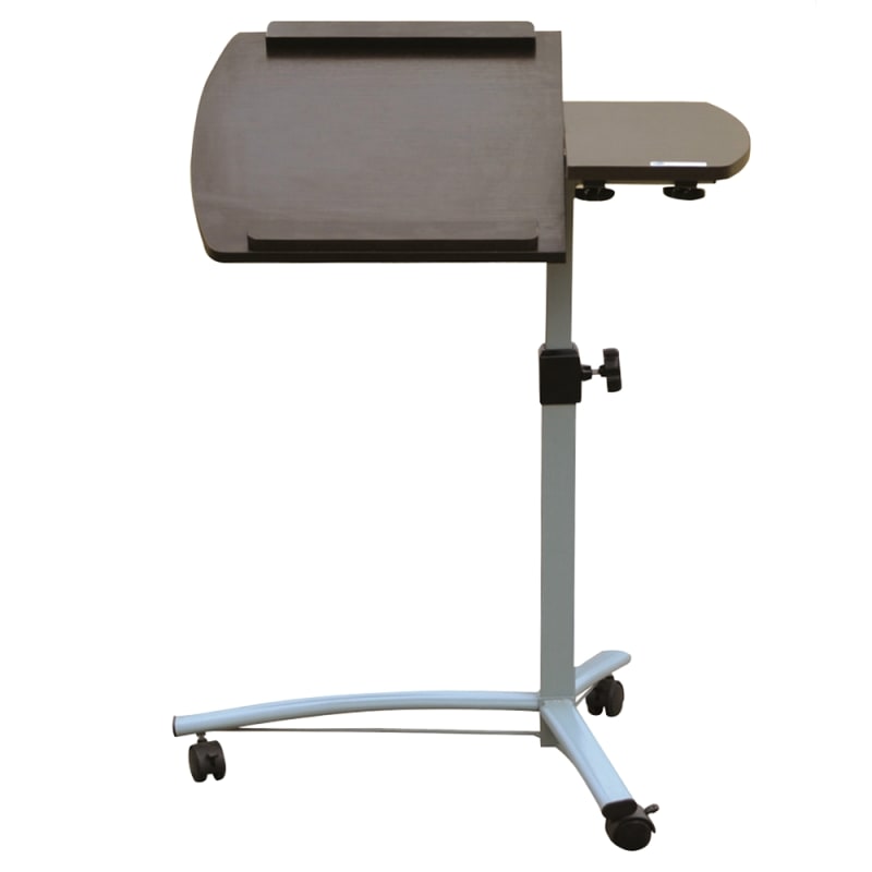Homegear Portable Rolling Laptop Desk Table Stand On Wheels