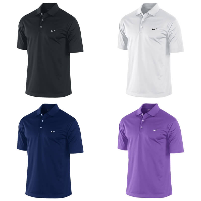 purple nike polo shirt