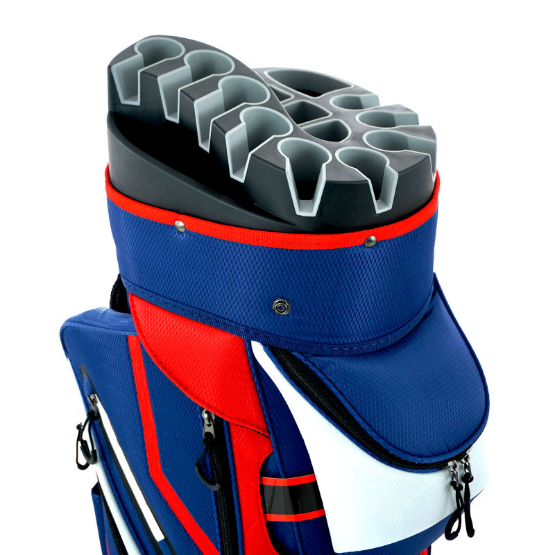 OPEN BOX Ram Golf Premium Cart Bag with 14 Way Molded 