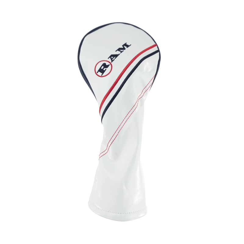 Ram FX Golf Headcover Set, White, for Driver, Fairway Woods, and Hybrid (1,3,5,X) #2