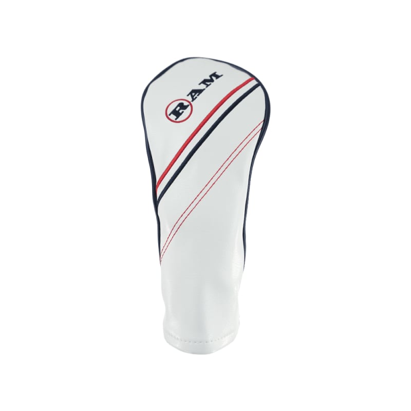 Ram FX Golf Headcover Set, White, for Driver, Fairway Wood, and Hybrid (1,3,X) #2