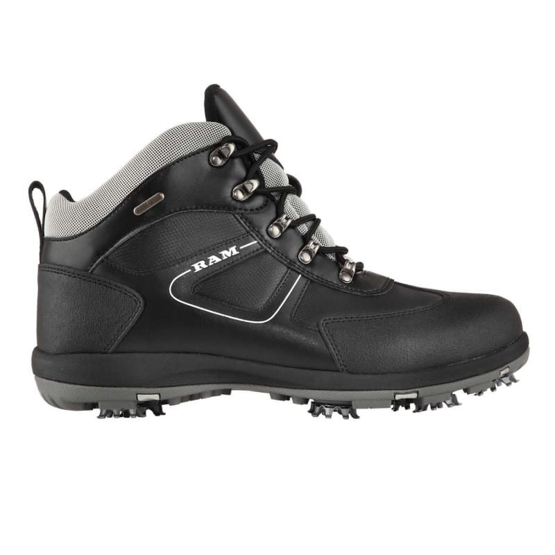 Ram golf waterproof winter leather golf boots