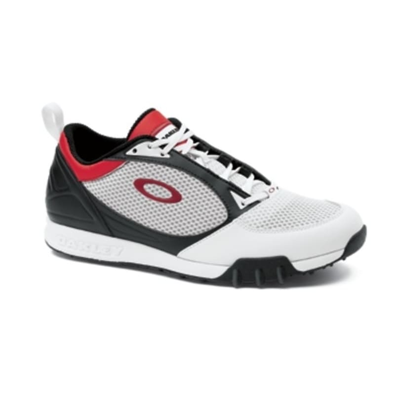 Oakley Sabre Golf Shoes - White/Red - The Sports HQ