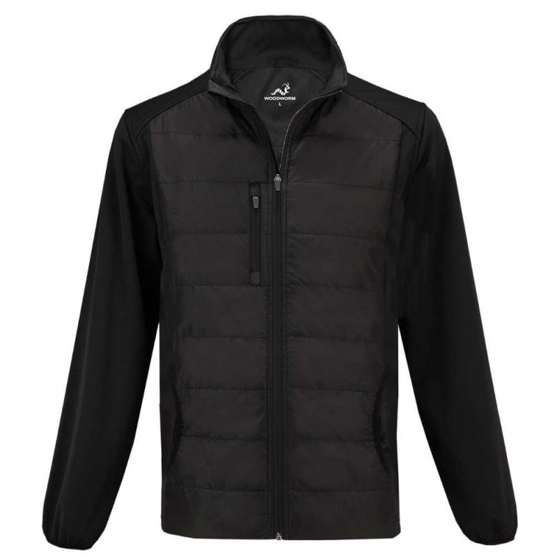 mens black golf jacket