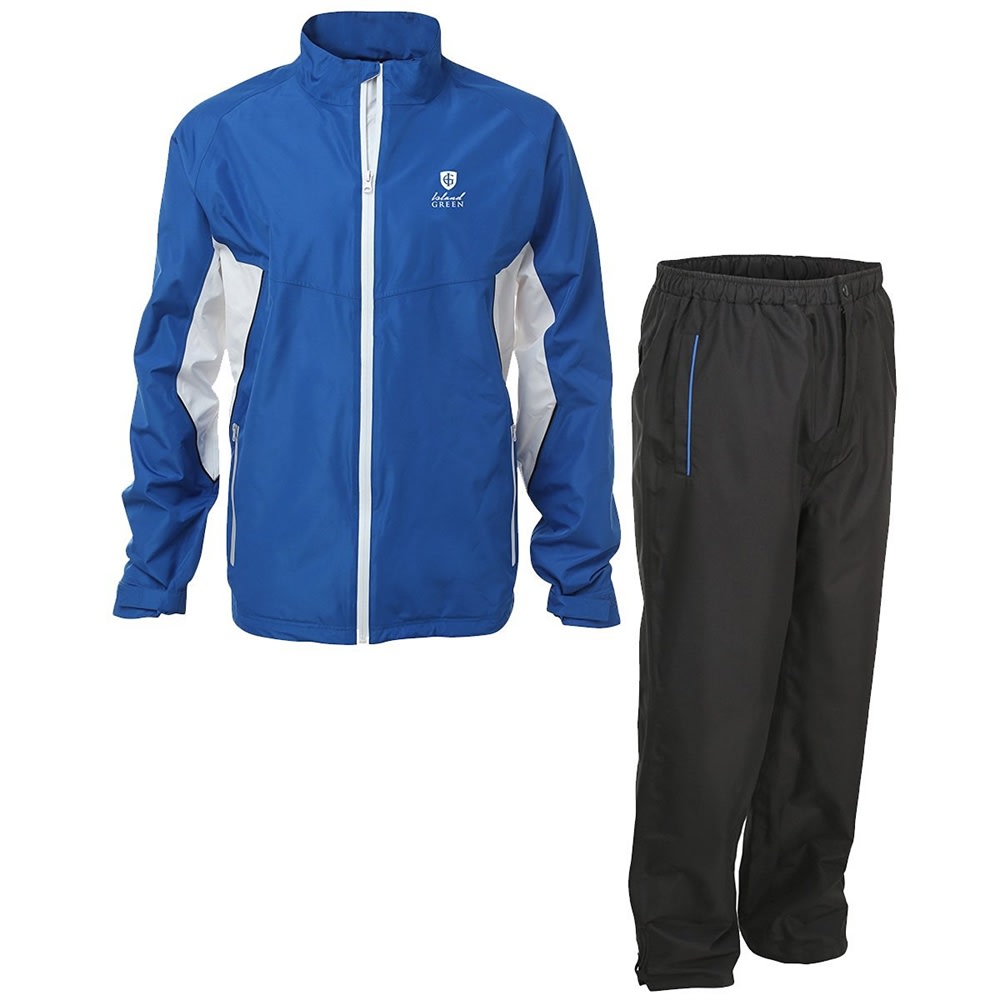 Island Green Golf Mens Waterproof Suit Marine Blue just £44.99 - Rain ...