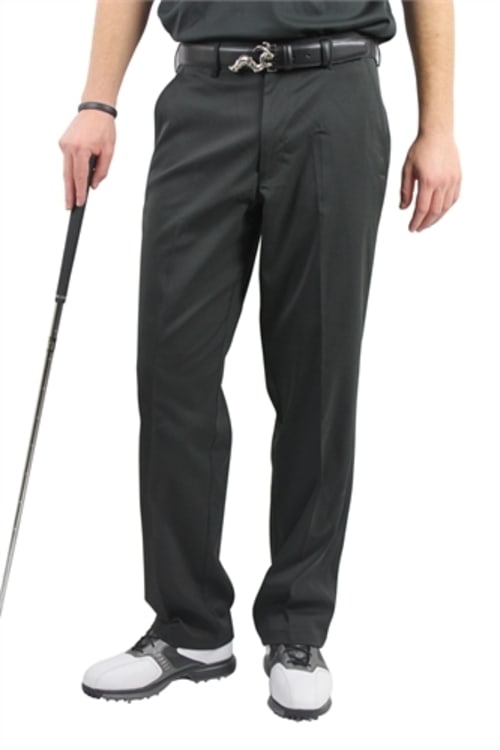 Woodworm DryFit Flat Front Golf Trousers Black
