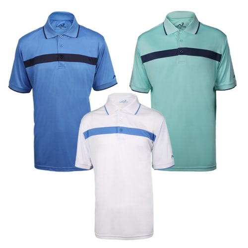 Woodworm Golf Colour Block Golf Polo Shirt 3 Pack