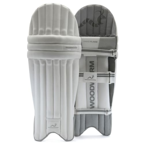 Woodworm Cricket Wand Flame Batting Pads Leg Guards, Ambidextrous, Mens