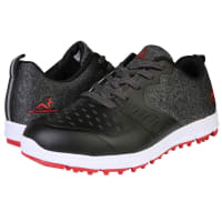 Woodworm Golf Sense Spikeless Golf Shoes, Mens, Black/Red