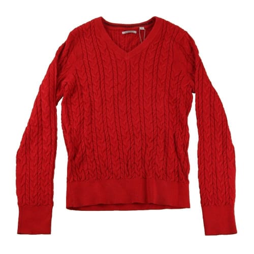 Ashworth Ladies Solid Cable Sweater
