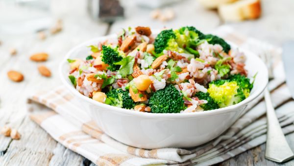 bowl of broccoli salad