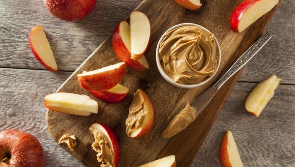 peanut butter and apples