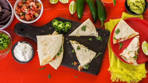 mini cheese quesadilla