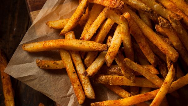 french fries, high-fat foods, fatty foods, cajun fries