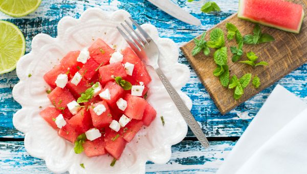 Watermelon fruit salad