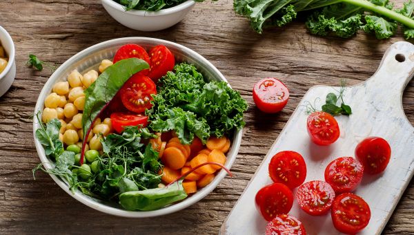 Mediterranean quinoa bowl