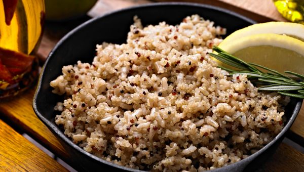 a bowl of quinoa