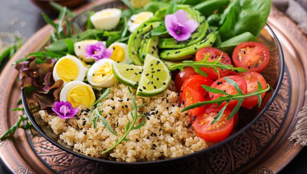 quinoa and vegetable salad
