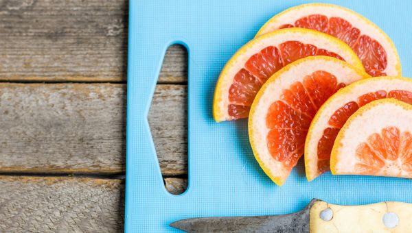 slices of grapefruit