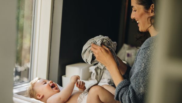 mother with toddler