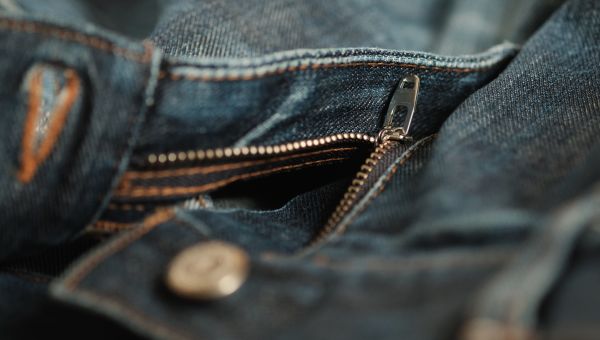 nickel jeans zipper