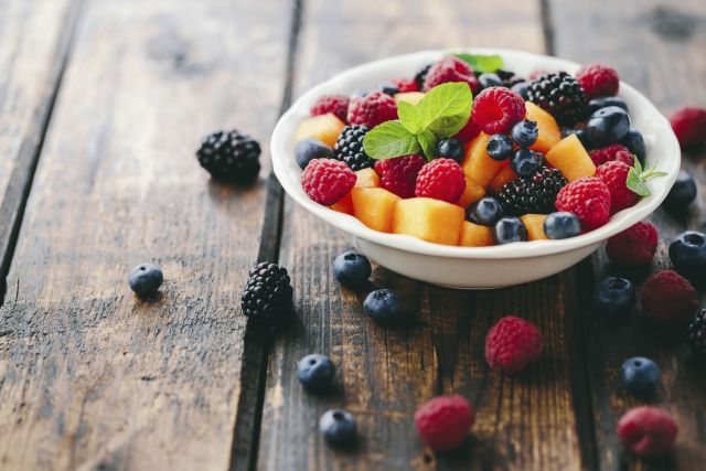 Bowl of fruit salad