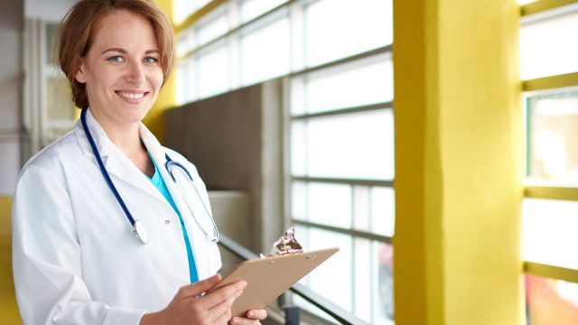 smiling female doctor