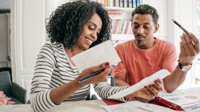 couple discussing money