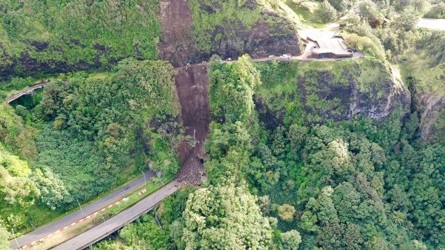 hawaii news now pali landslide