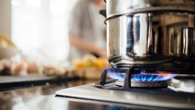 pot on the stove