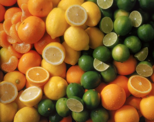 lemons, limes, oranges