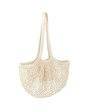 Riviera Cotton Mesh Market Bag With Zippered Pouch