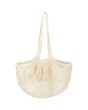 Riviera Cotton Mesh Market Bag With Zippered Pouch