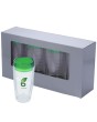 4 Piece Double Wall Acrylic Tumbler Quattro Gift Set with Full Color