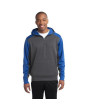 Sport-Tek-Colorblock Tech Fleece 1/4-Zip Hooded Sweatshirt1