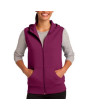 Sport-Tek Ladies Hooded Fleece Vest