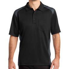 CornerStone Select Snag-Proof Two Way Colorblock Pocket Polo (Apparel)
