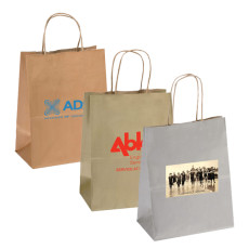 Imprinted-Precious-metals-kraft-shopping-bags