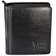 Personalized Alpha Zip-Around Portfolio with Tablet Case and Calculator