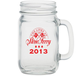 16 oz Handled Glass Jar