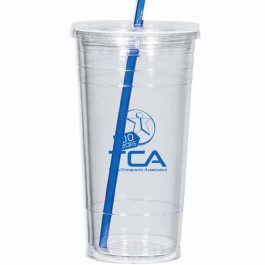 Custom 24 Oz. Double Wall Acrylic Tumbler