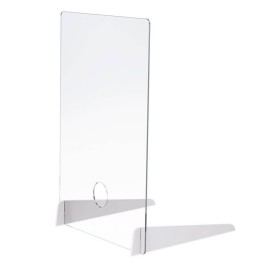 0.25" Distancing Barrier With Acrylic Legs